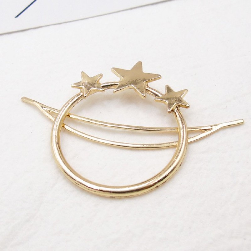 Gold Five Star Hair clip