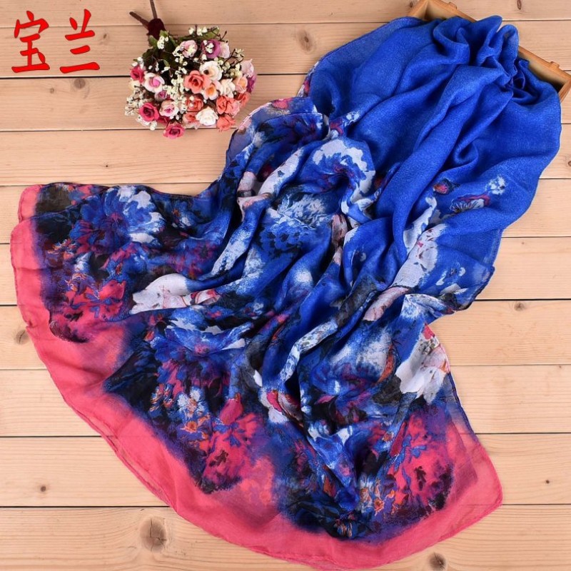 Baolan Floral Scape Print Hijab