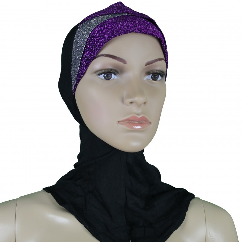 Black Plum Shimmer Underscarf