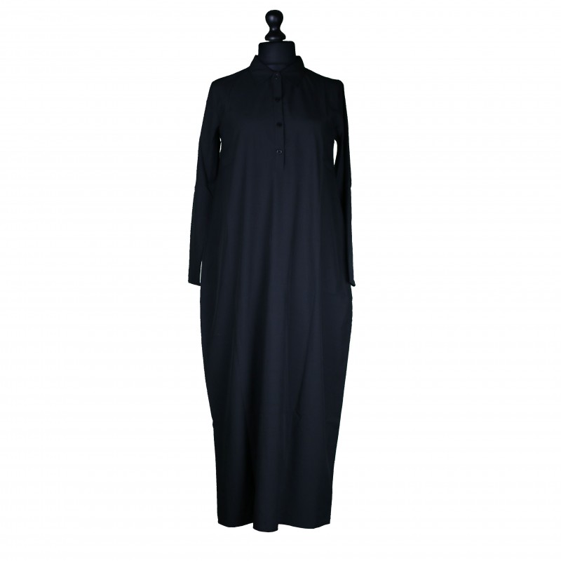 Polo Shirt Black Abaya - 14