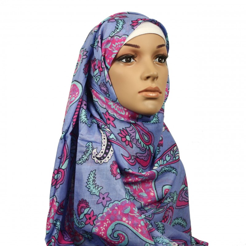 Cotton Mex Paisley Lilac