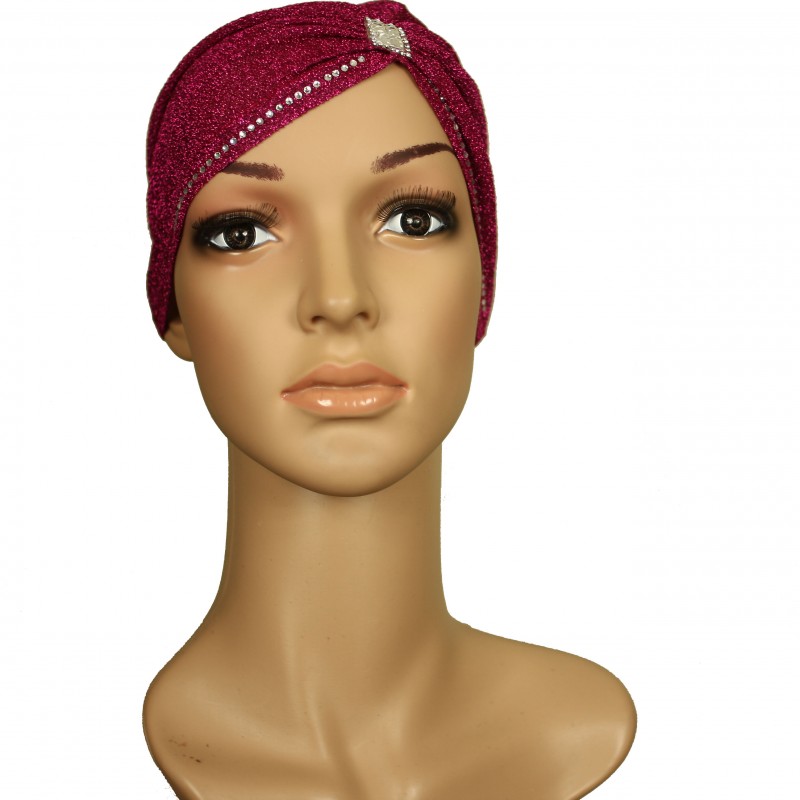 Magenta Pinched Shimmery Cap