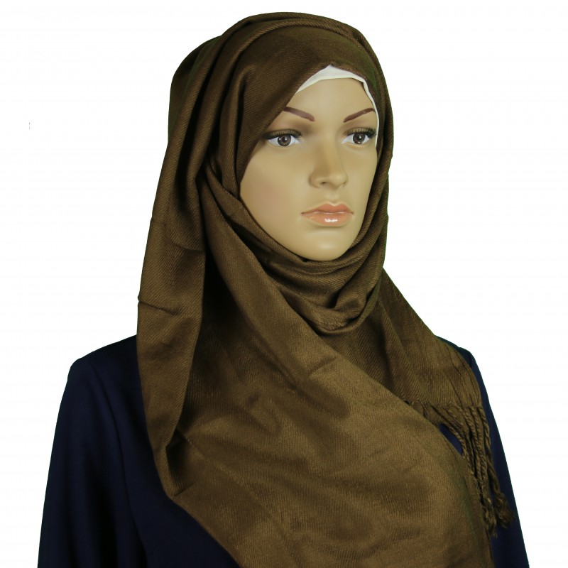 Light Brown Pashmina Hijab
