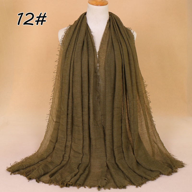 Bronze Khaki Cotton Vogue Maxi Hijab