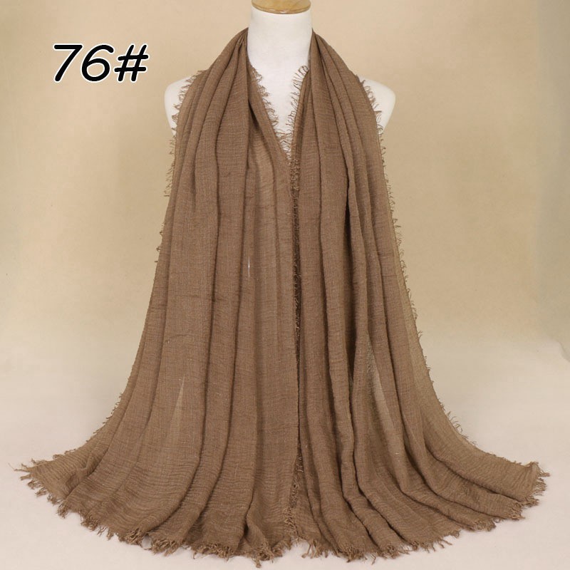 Faux Gold Cotton Vogue Maxi Hijab