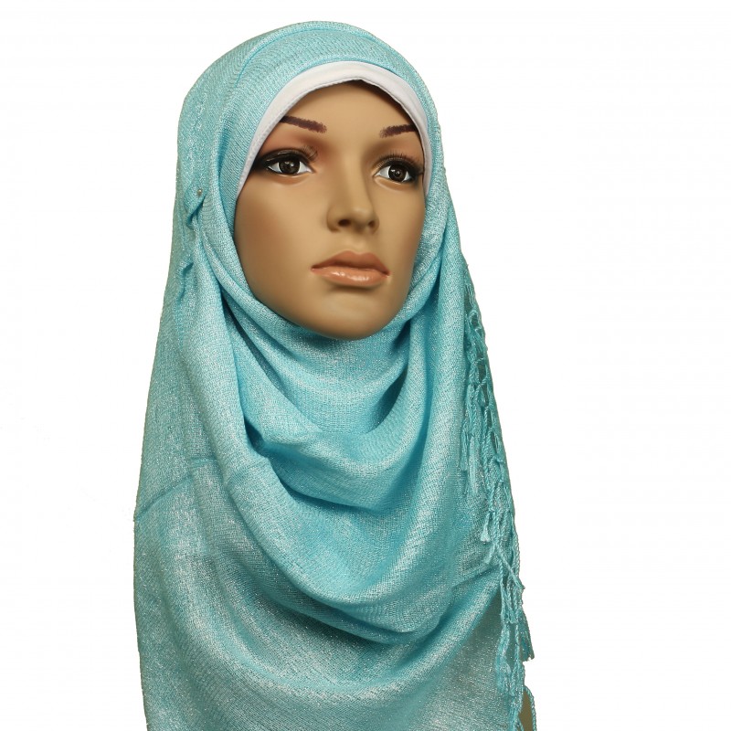Sky Shimmery Hijab