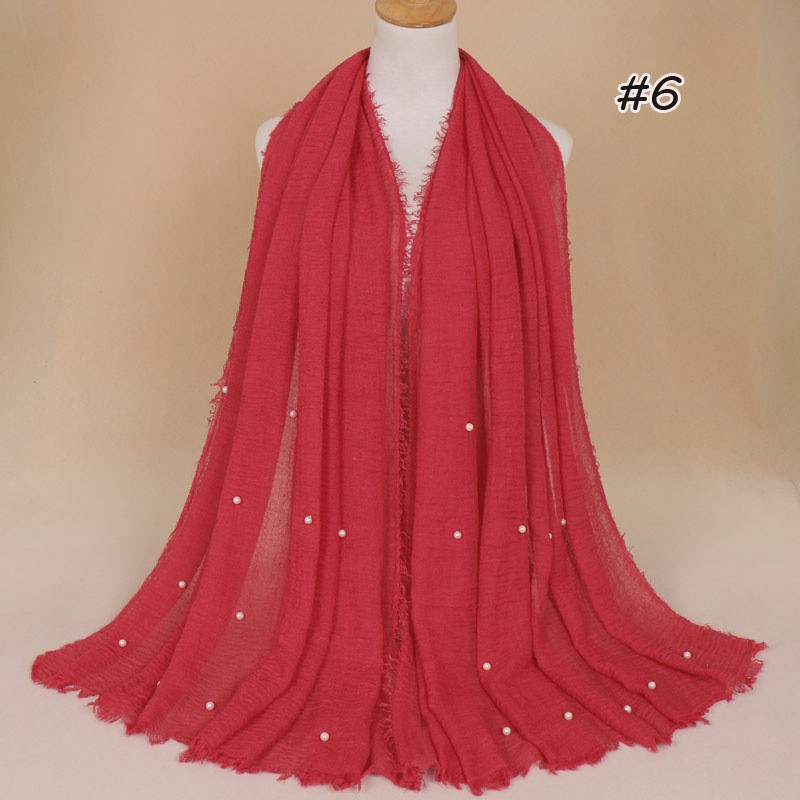 red Pearl Vogue Maxi Hijab