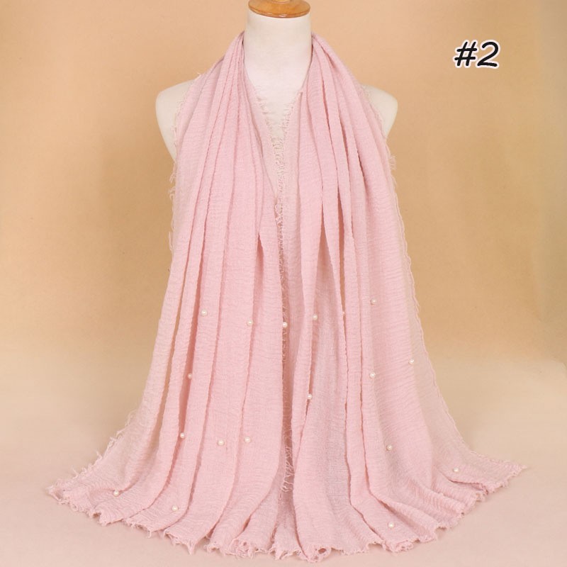 light powder Pearl Vogue Maxi Hijab