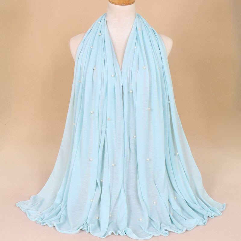 mint green Jersey Pearl Hijab