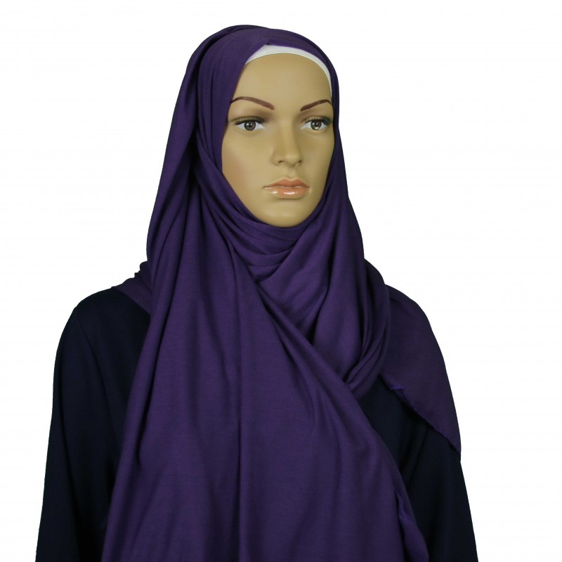 Plum Cotton Maxi Jersey