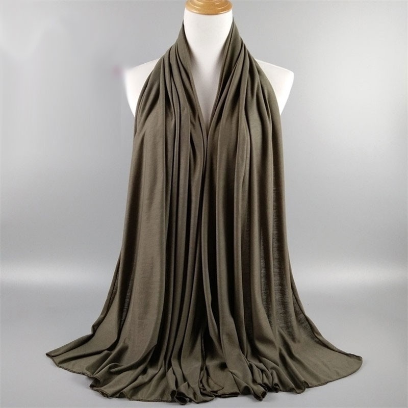 Bronze Jersey Modal Cotton Maxi Hijab