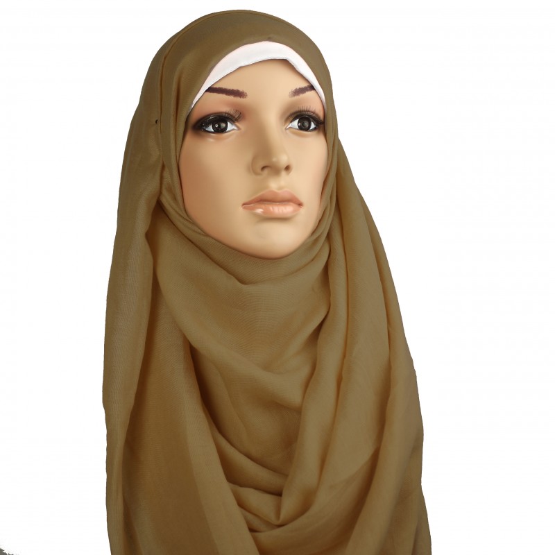 Caramel Luxury Cotton Hijab
