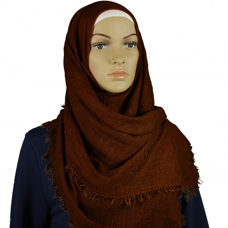 Light Brown Vogue Maxi Hijab