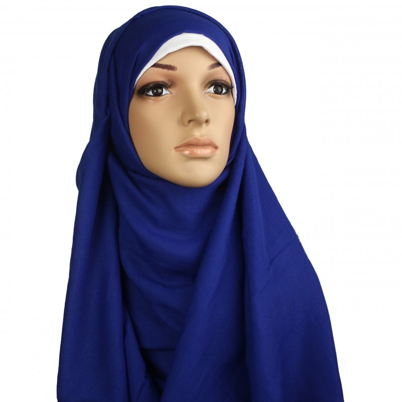Royal Blue Luxury Cotton Hijab