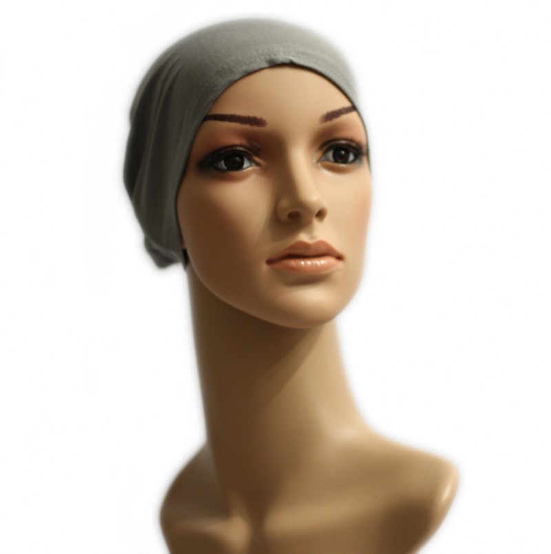Grey Hijab Cap
