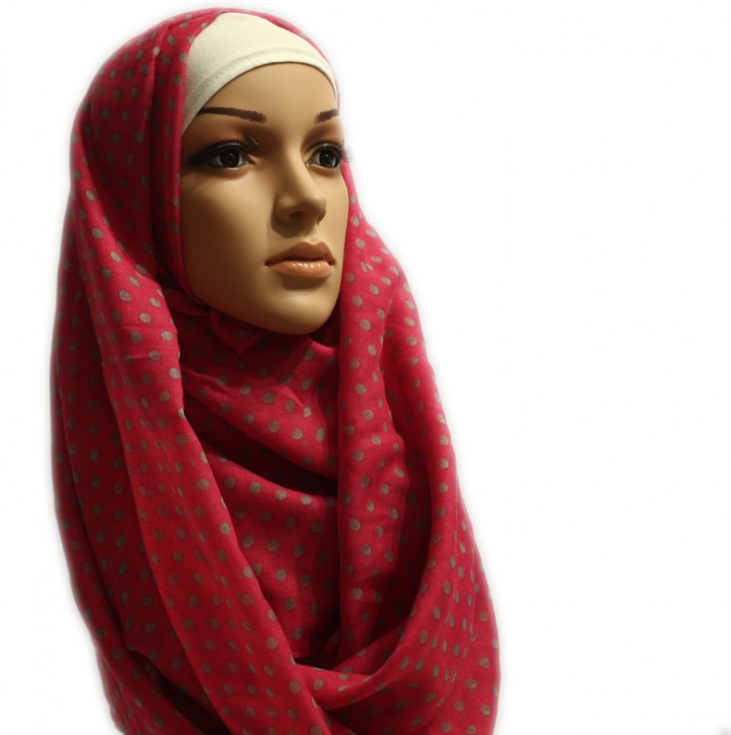 Polka Dot Maxi Hot Pink