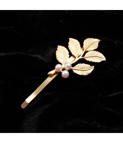 Golden Foliage Hair Band
