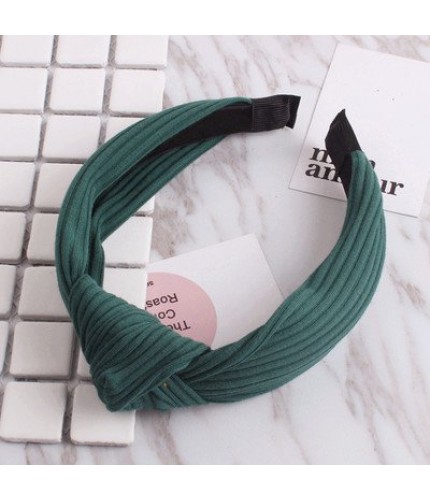 Dark Green Relaxed Hairband