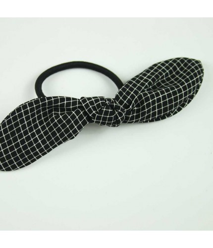 Black Squares Ribbon hairband