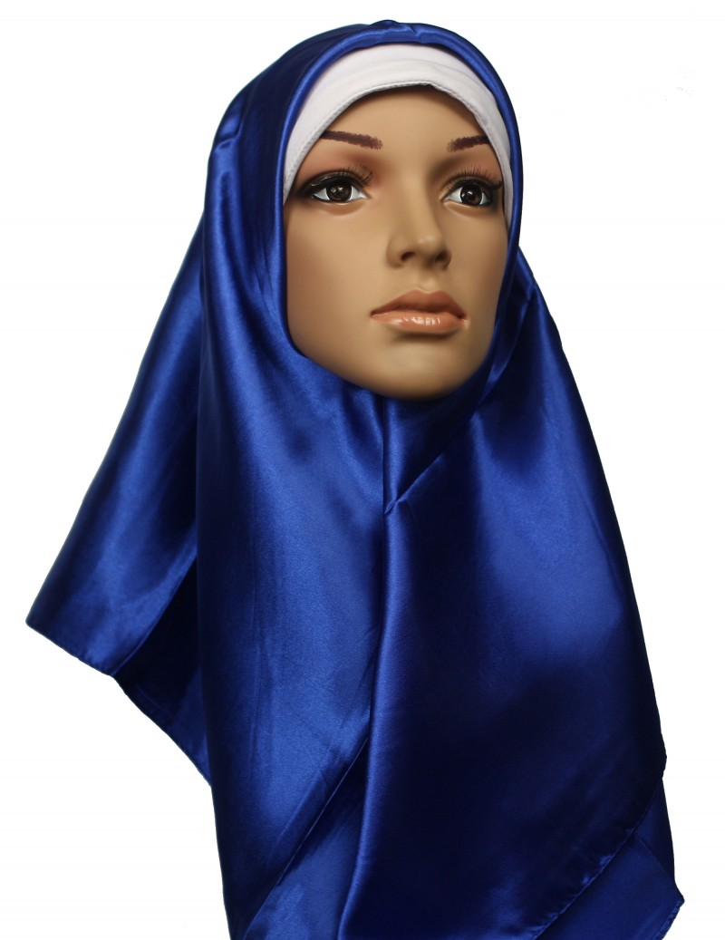 Royal Blue Square Hijab Clearance