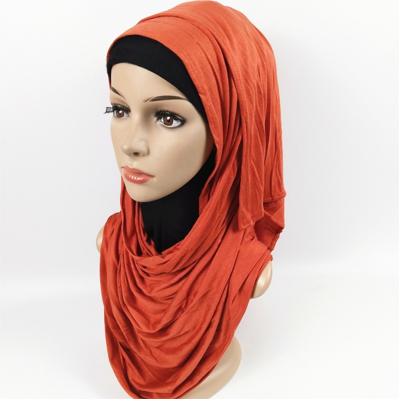 Rust Red Premium Mercerized Cotton Extra Maxi Jersey