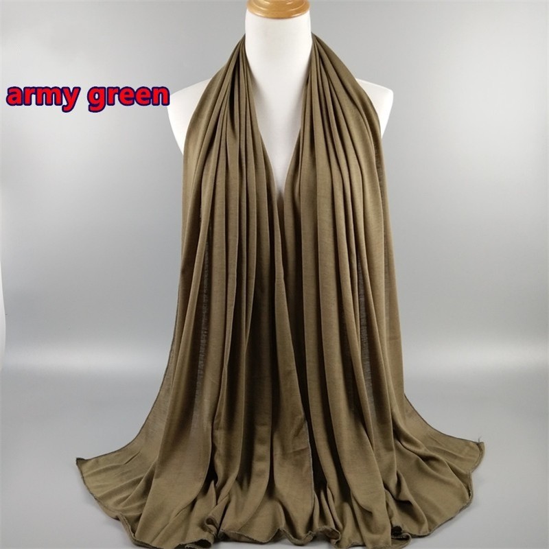 Light Gold Jersey Modal Cotton Maxi Hijab