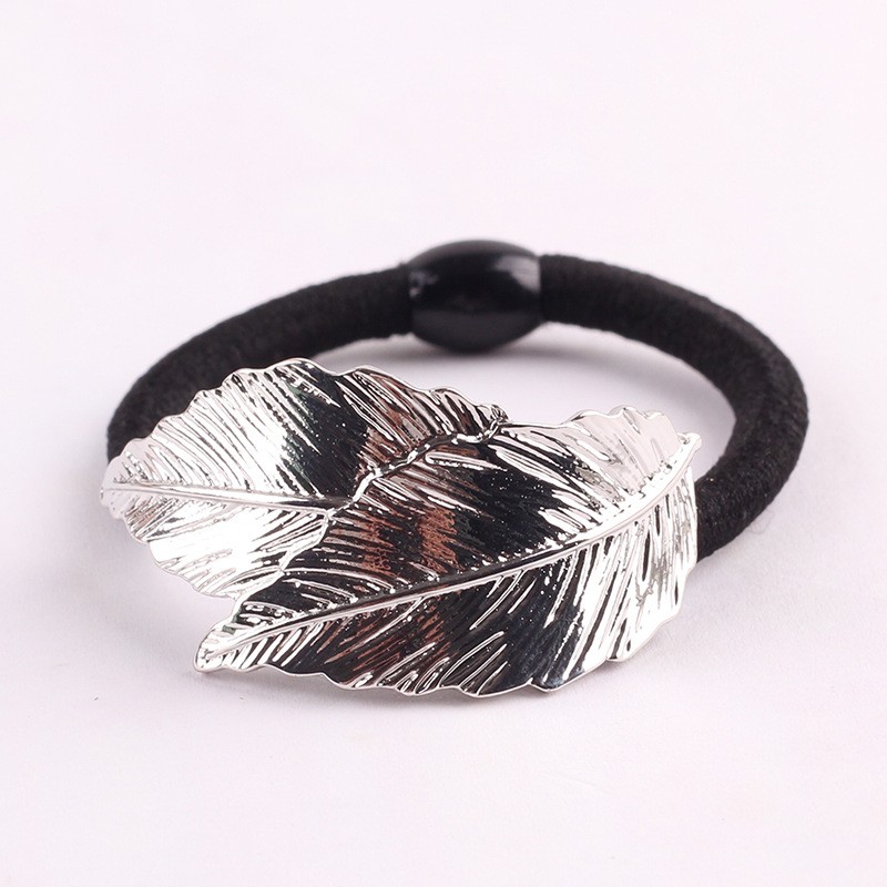 Silver Leaf Shimmer Hairband