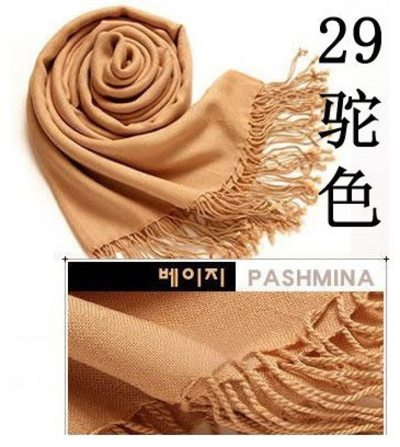  camel Cashmere 180x70cm Pashmina Hijab
