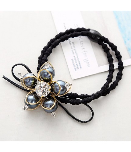 Gray Floral Fruit Hairband