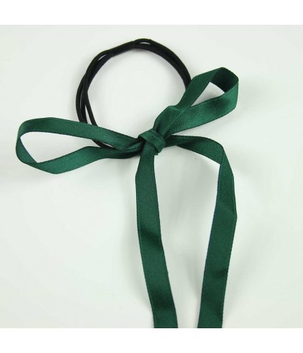 Green basic bow hairband