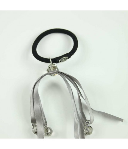 Silver floral crystal hairband