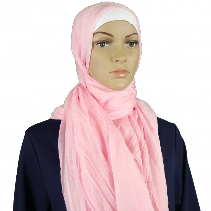 Pink Crushed Silk Extra Maxi