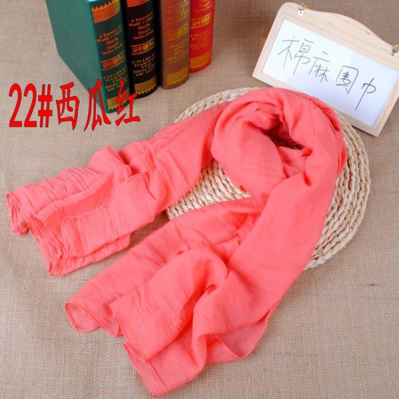 Watermelon Red 180x140cm Cotton Plain Super Maxi Hijab Clearance