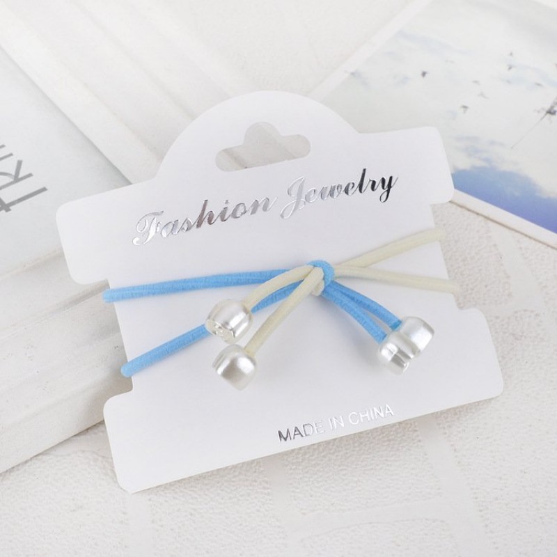 Sky Blue and White Hairband