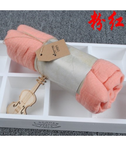 Light Pink 180x140cm Cotton Linen Plain Extra Maxi Hijab Clearance
