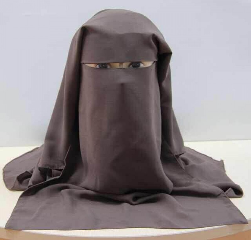 Coffee Beige Niqab 