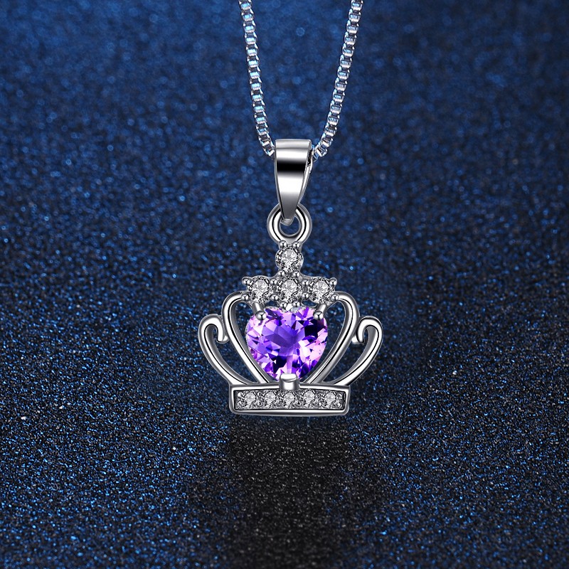 Purple Princess Polished Necklace