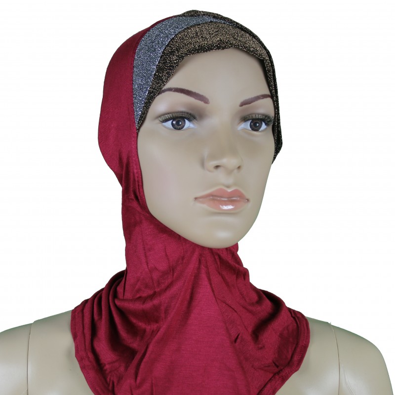 Maroon Shimmer Underscarf