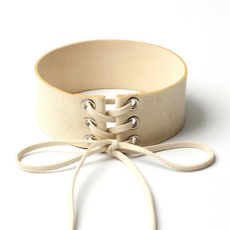 White Laced Choker