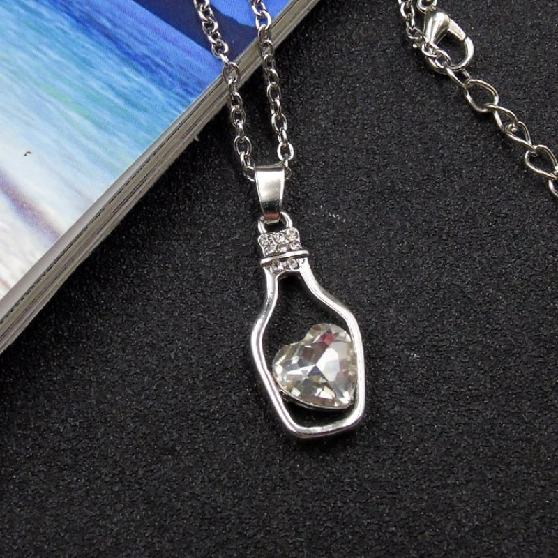 White Bottle Necklace