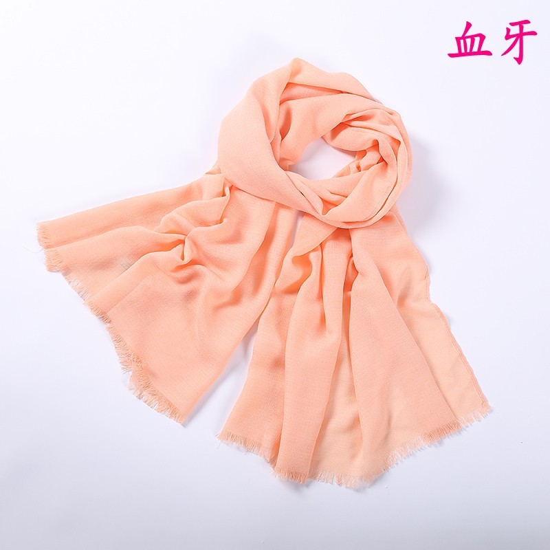 Blood Plain Thick Intertwined Cotton Maxi Hijab Clearance