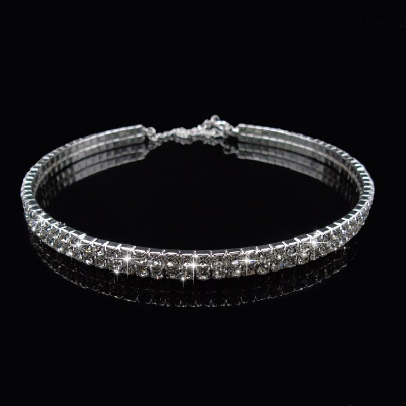 Crystal Two Row Choker