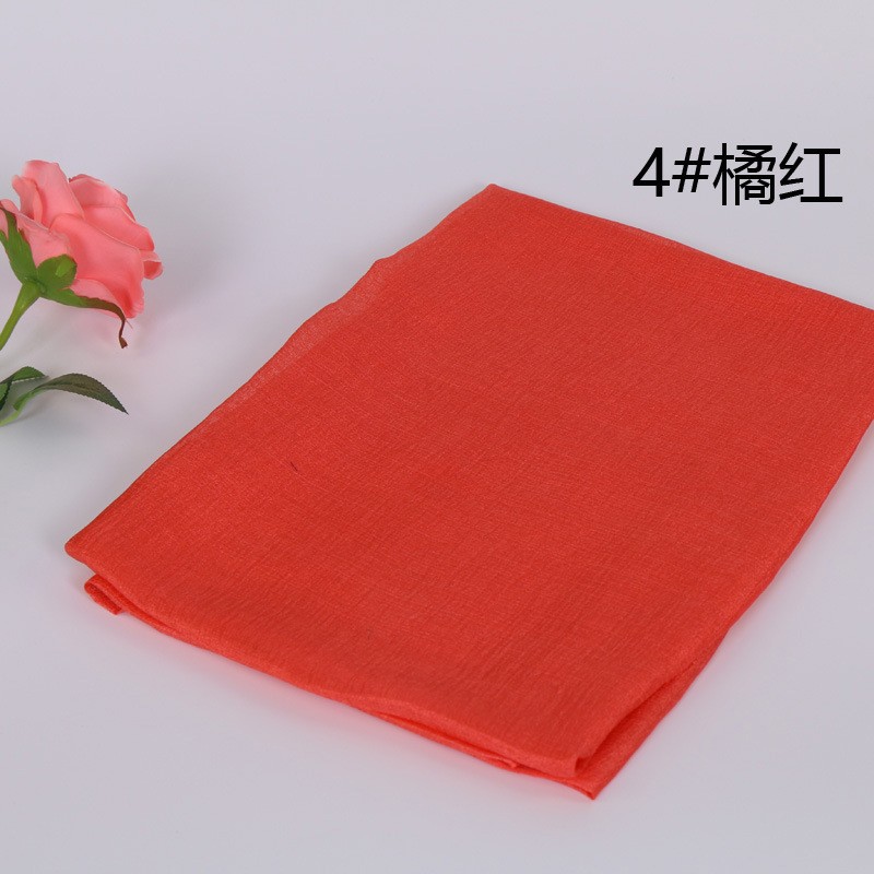 Orange Dutch Linen Lustre Hijab Clearance