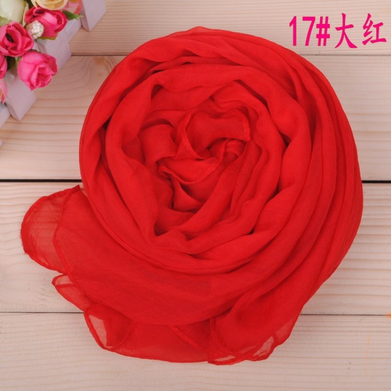 red Silk Candy Maxi Hijab Clearance