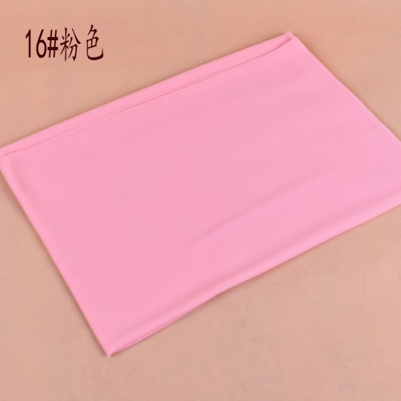 Pink Classic Chiffon Plain Maxi Hijab Clearance