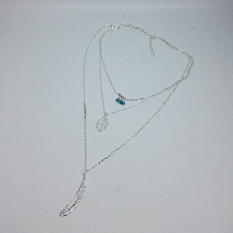 Silver Foliage Necklace
