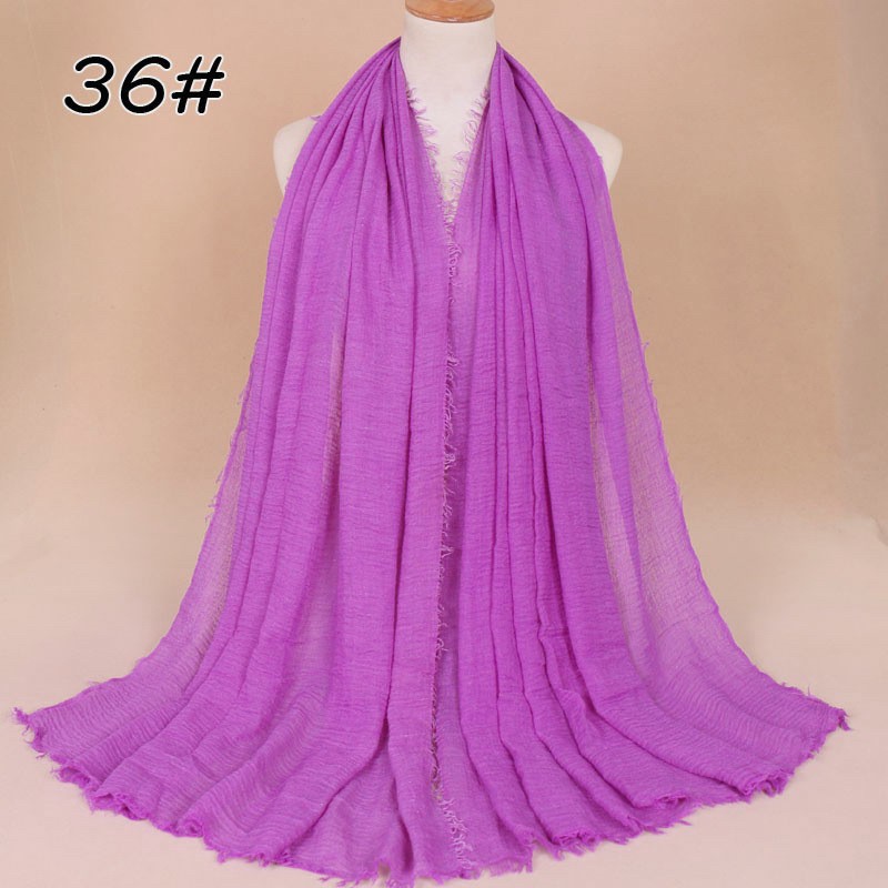 Purple Cotton Vogue Maxi Hijab
