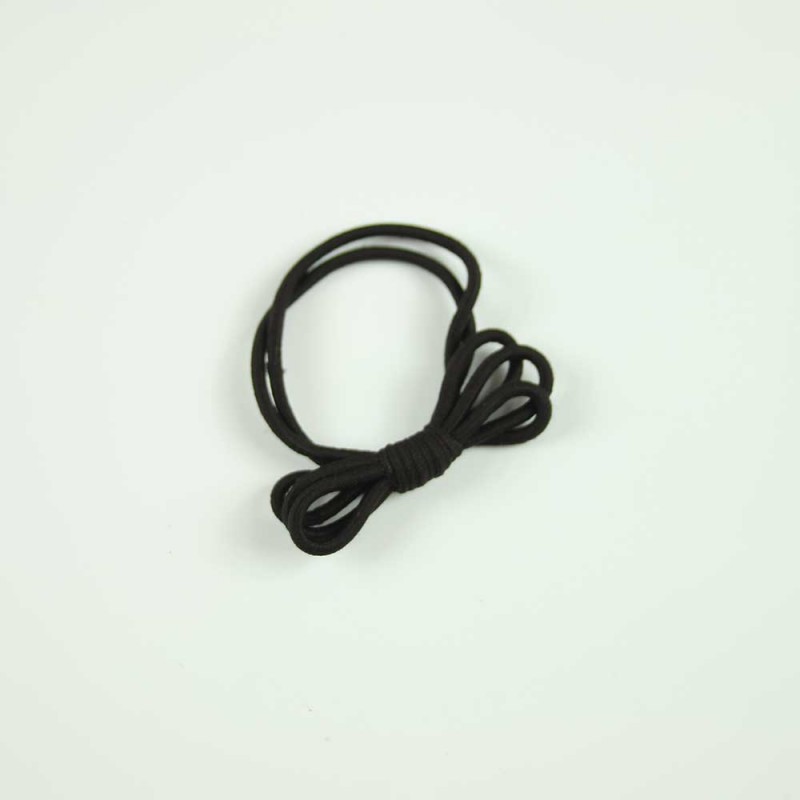 Brown basic tie hairband