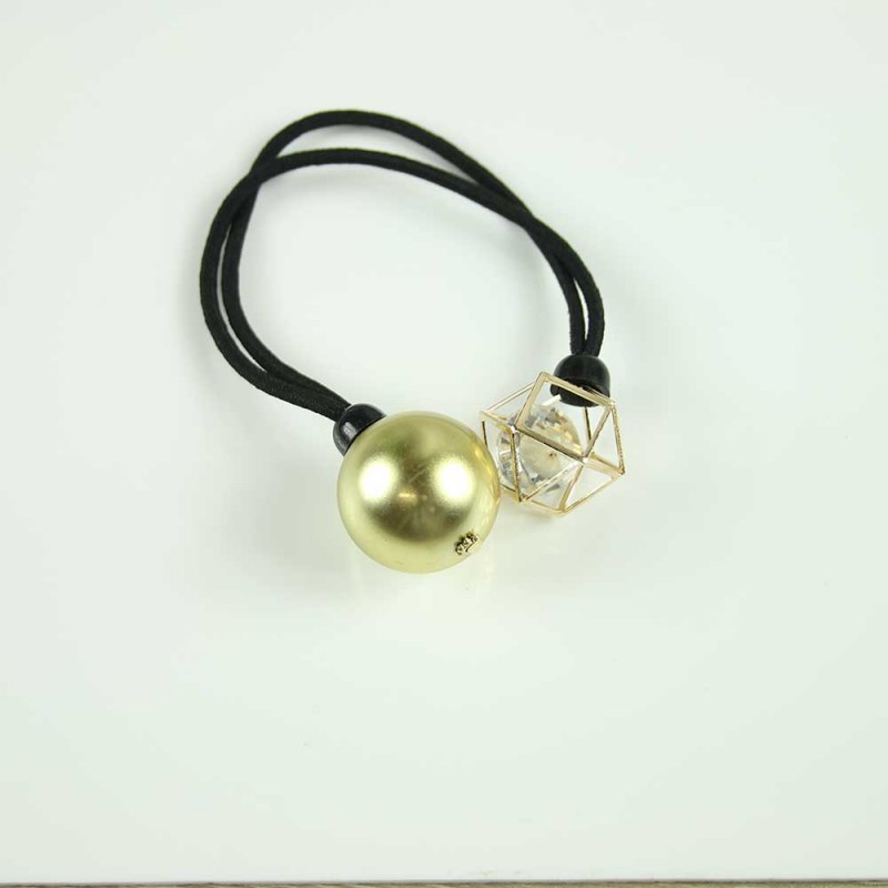 Gold crystal pearl hairband