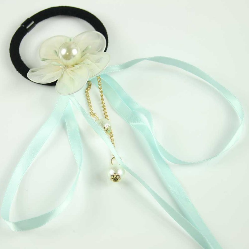 Mint Daisy ribbon hairband
